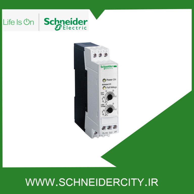 سافت استارتر 0.37 تا 1.1 کیلو وات تک به سه فاز ATS01 اشنایدر ATS01N103FT
