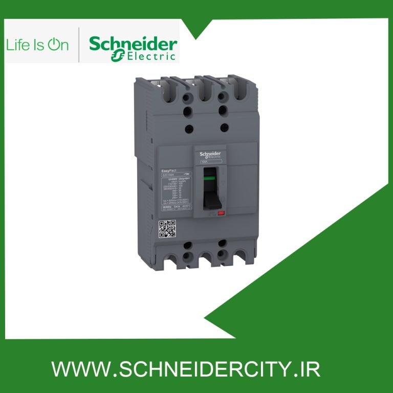 کليد اتوماتيک فیکس 100 آمپر اشنایدر EZC100H3100