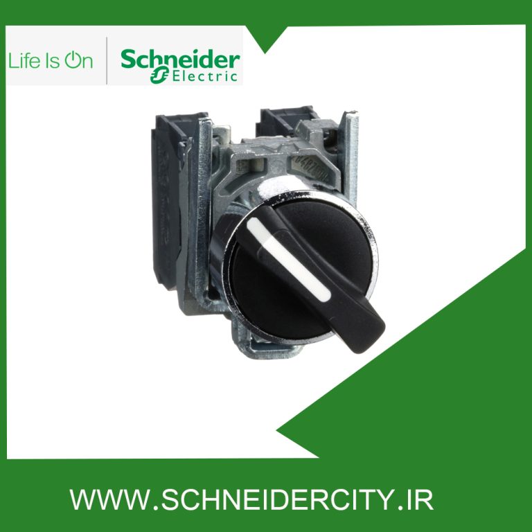 سلکتور سوئیچ فلزی دو حالته ماندگار اشنایدر XB4BD25