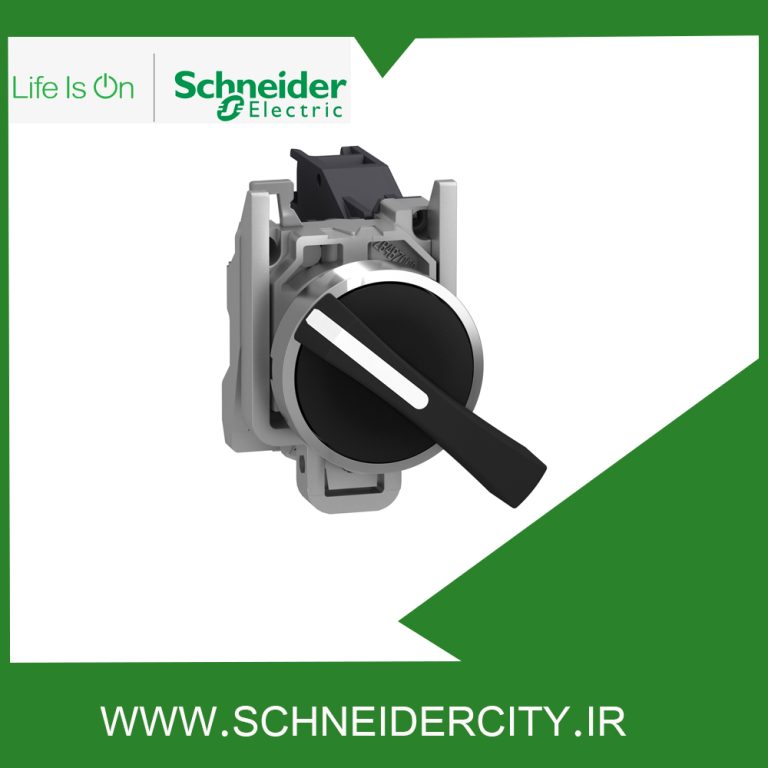 سلکتور سوئیچ فلزی سه حالته ماندگار دسته بلند اشنایدر XB4BJ33
