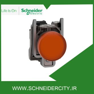 چراغ سیگنال فلزی نارنجی چراغ دار 220VAC اشنایدر XB4BVM5