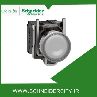 پوش باتن فلزی سفید 24ولت ACوDC اشنایدرXB4BW31B5