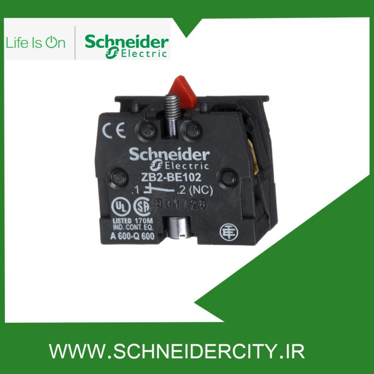 کنتاکت کمکی 1NC تک سرعته کلید جرثقیل اشنایدر ZB2BE102